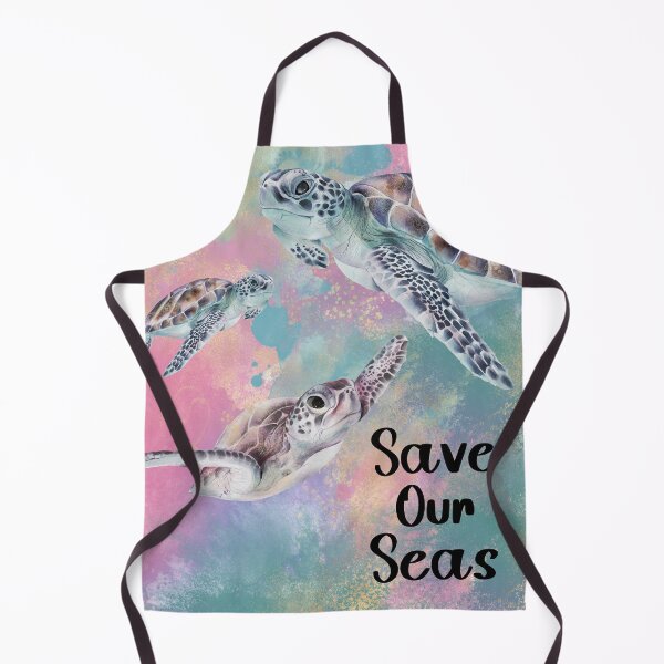 Item preview, Beautiful Watercolor Sea Turtles Save Our Seas designed and sold by michellejustice.