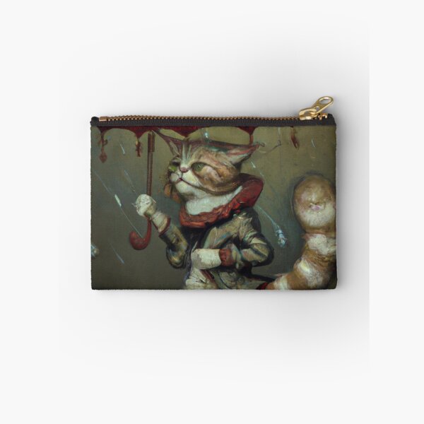 Item preview, Bert the Cat, walking in the rain (Baroque) designed and sold by thecatandkettle.