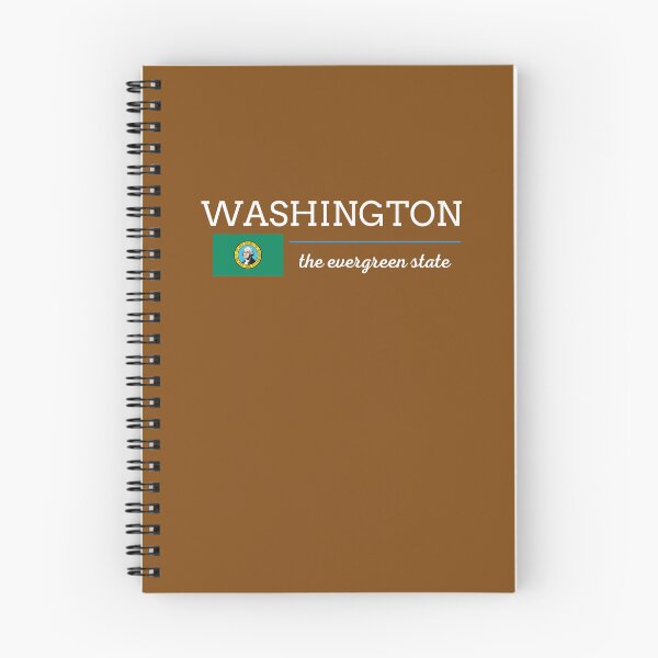 Item preview, WASHINGTON State with Flag designed and sold by philevera.