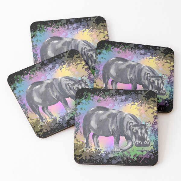 Item preview, Hippo Splatter Background  designed and sold by ramazis.