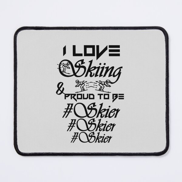 Item preview, I love skiing and proud to be skier, ..V2223. designed and sold by Chakilogy.