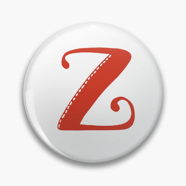Item preview, Letter Z Red initial monogram z alphabet Z designed and sold by Antique-Gifts.