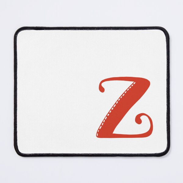 Item preview, Letter Z Red initial monogram z alphabet Z designed and sold by Antique-Gifts.