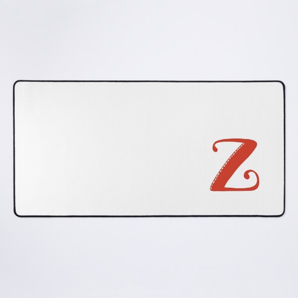Item preview, Letter Z Red initial monogram z alphabet Z designed and sold by Antique-Gifts.