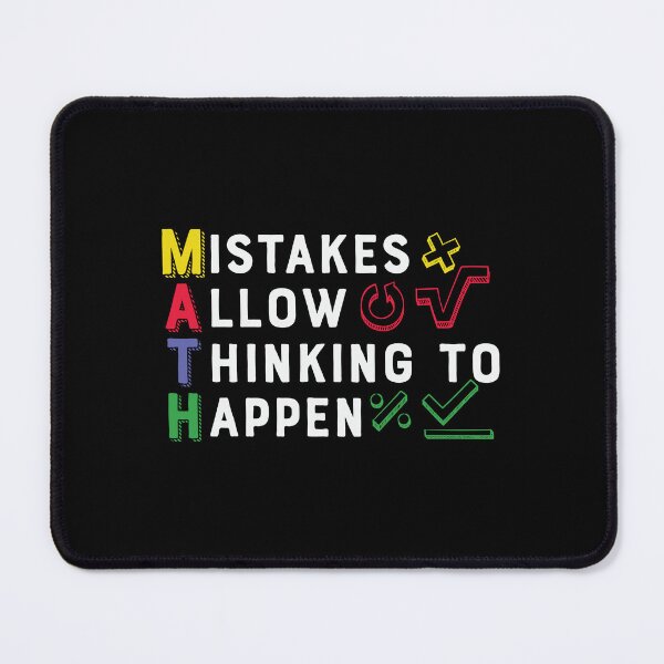 Item preview, Mistakes Allow Thinking to Happen(MATH): A math teacher gift idea for mom, dad, son, daugther designed and sold by Best-Designers.