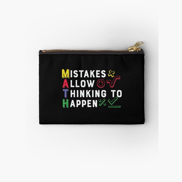 Item preview, Mistakes Allow Thinking to Happen(MATH): A math teacher gift idea for mom, dad, son, daugther designed and sold by Best-Designers.
