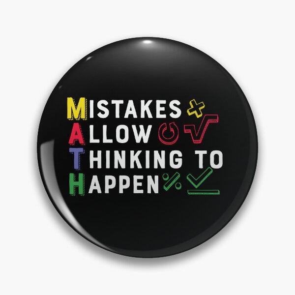 Item preview, Mistakes Allow Thinking to Happen(MATH): A math teacher gift idea for mom, dad, son, daugther designed and sold by Best-Designers.