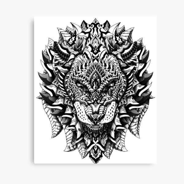 Ornate Lion Canvas Print