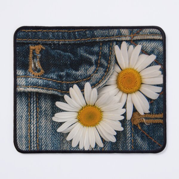 Item preview, Denim with flowers designed and sold by MerWishes.