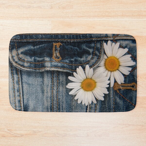 Item preview, Denim with flowers designed and sold by MerWishes.