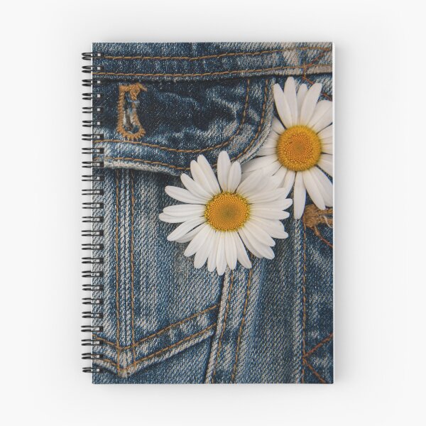 Item preview, Denim with flowers designed and sold by MerWishes.