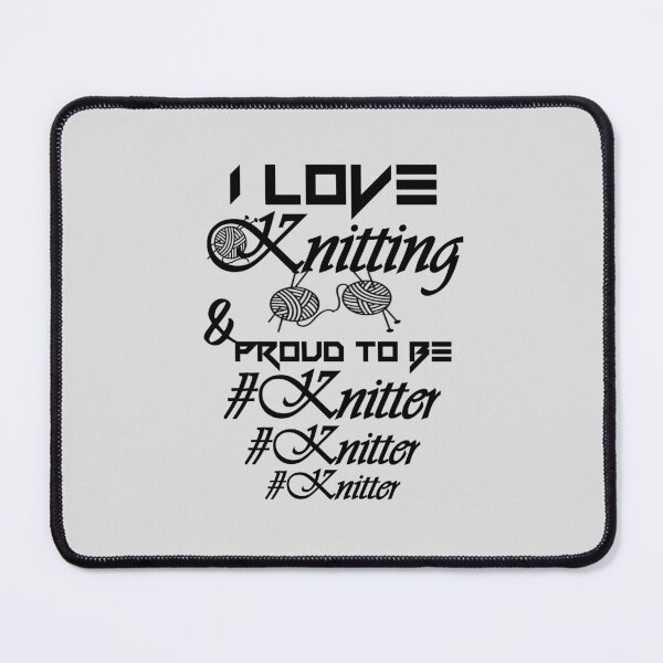 Item preview, I love knitting, proud to be knitter,..V11. designed and sold by Chakilogy.