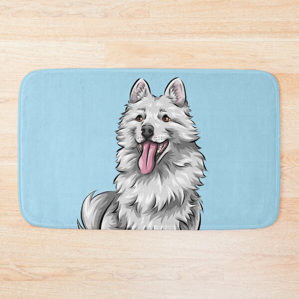 Item preview, White Pomsky | Cute Dog Art designed and sold by shirinsart.