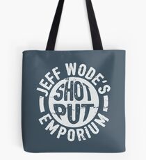 Imagine the size of his balls! Jeff Wode dark grey Tote Bag