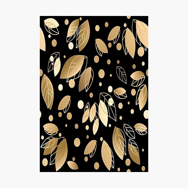 Item preview, Golden Leaves designed and sold by PotluckPrints.