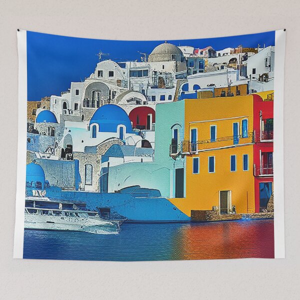 Item preview, Grecian Seaside designed and sold by DeepSymbolism.