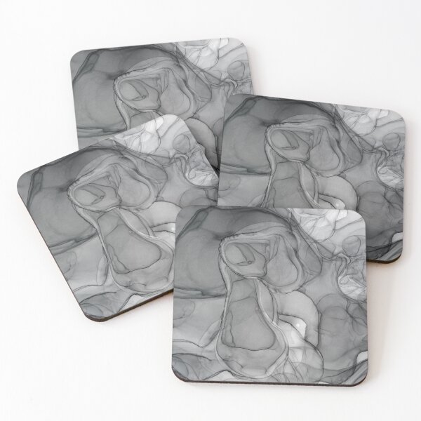 Item preview, Abstract liquid art alcohol ink, liquid marble art design, abstract marble art, liquid art, grey watercolor  designed and sold by ZeinabTaha.