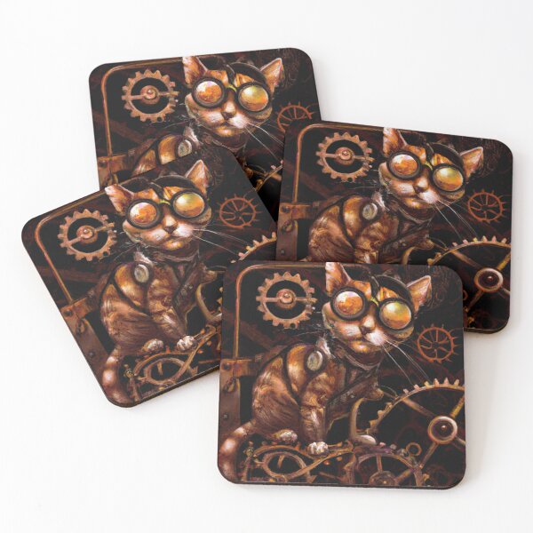 Item preview, Martin the Cat, calibrating the machine (Baroque) designed and sold by thecatandkettle.