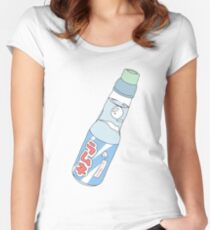 Kawaii Soda Drink (*background color customizable) Women's Fitted Scoop T-Shirt