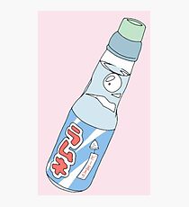 Kawaii Soda Drink (*background color customizable) Photographic Print