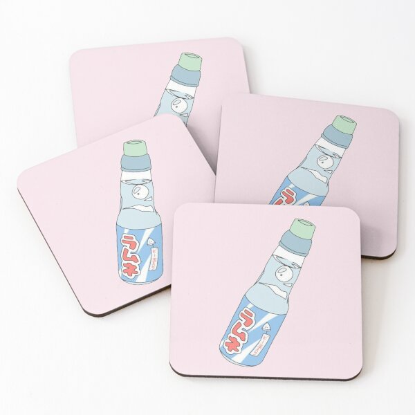Kawaii Soda Drink  Coasters (Set of 4)