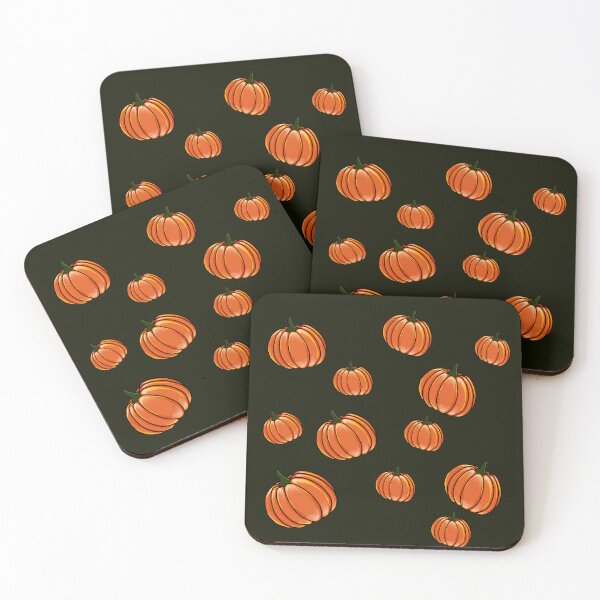 Item preview, Spooky Pumpkin Aesthetic Tiles designed and sold by Vedeme.