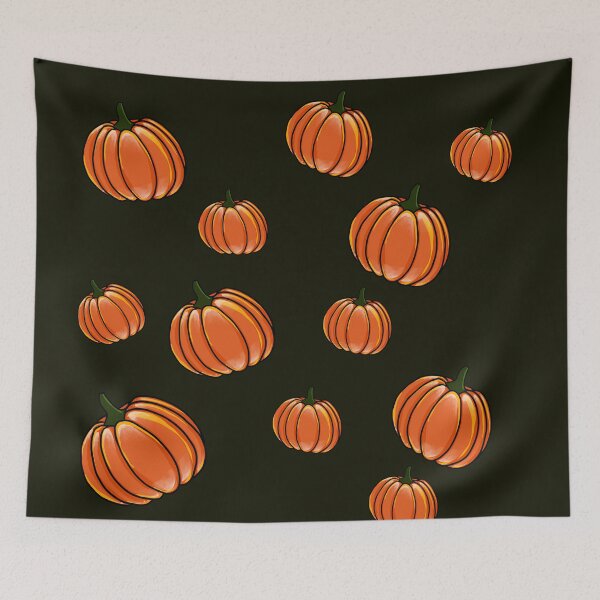 Item preview, Spooky Pumpkin Aesthetic Tiles designed and sold by Vedeme.