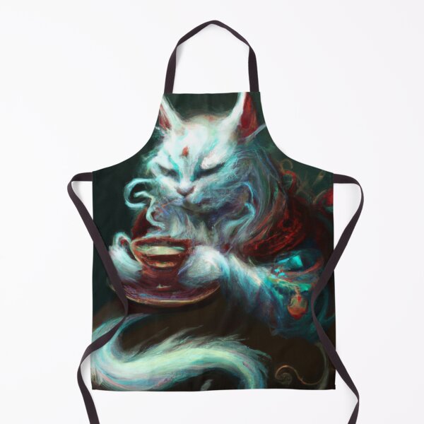 Item preview, Dirk the Cat, sipping tea (Baroque) designed and sold by thecatandkettle.