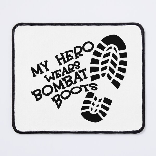 Item preview, My Hero Wears Combat Boots designed and sold by david parry.