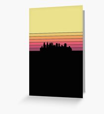 Philadelphia skyline Greeting Card