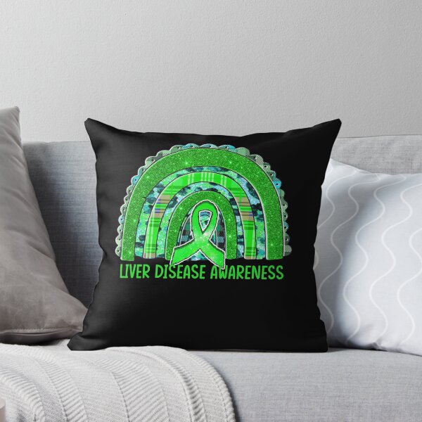 Item preview, Liver Disease Awareness - rainbow ribbon hope love designed and sold by JamesGilmore40.