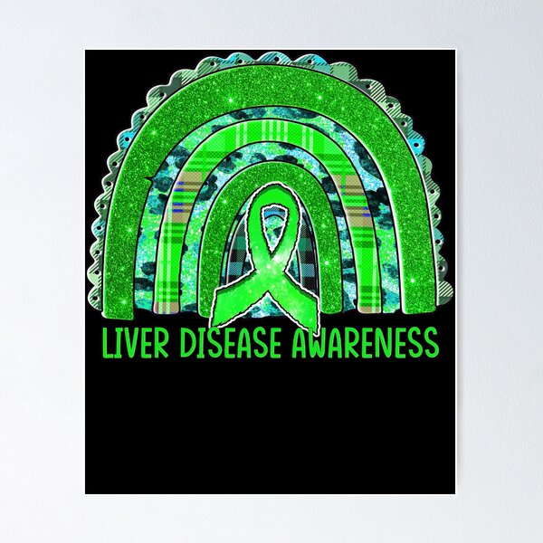Item preview, Liver Disease Awareness - rainbow ribbon hope love designed and sold by JamesGilmore40.