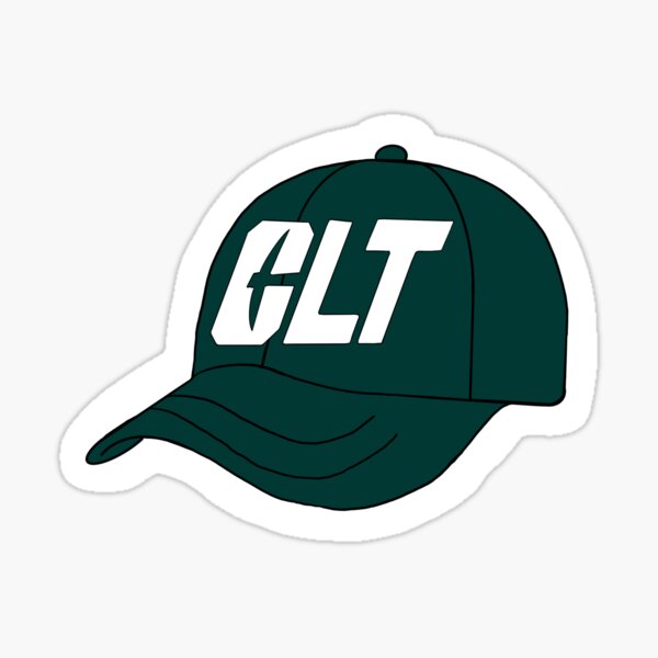 "CLT Baseball Cap" Sticker for Sale by Kelliholbrook Redbubble