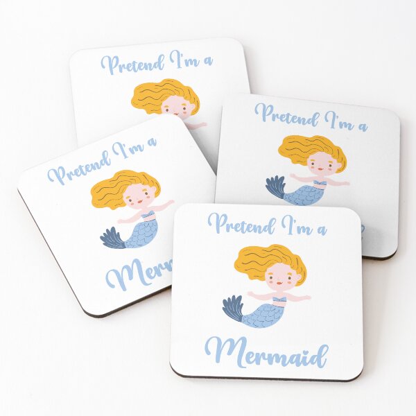 Item preview, Pretend I'm a Mermaid funny cute design designed and sold by absolutdesign.