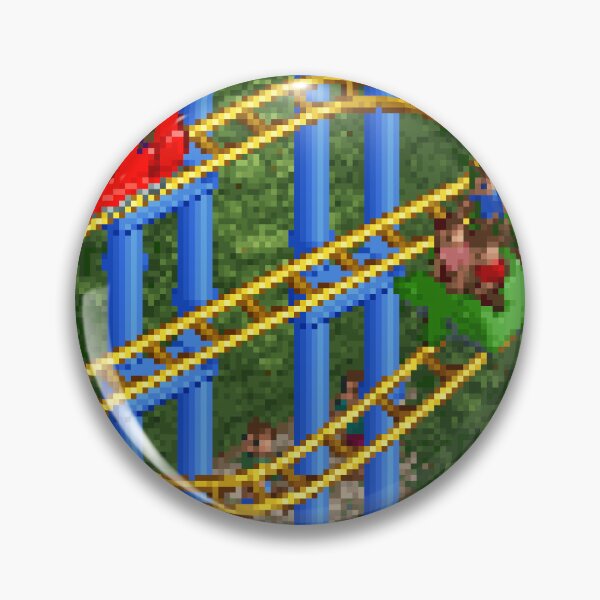 Artikelvorschau, RollerCoaster Tycoon RCT 1 - Wilde Maus-Untersetzer aus Stahl entworfen und verkauft von vortiene.