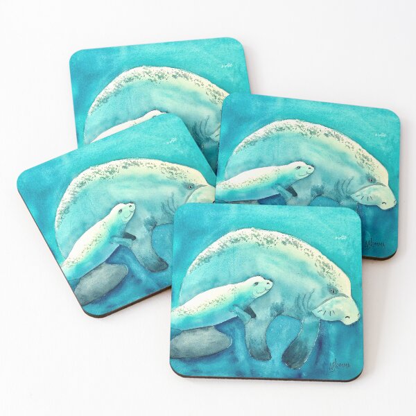 Item preview, Manatee and Calf designed and sold by Mary Lomma.