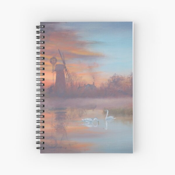 Daybreak at Hunsett Mill Spiral Notebook