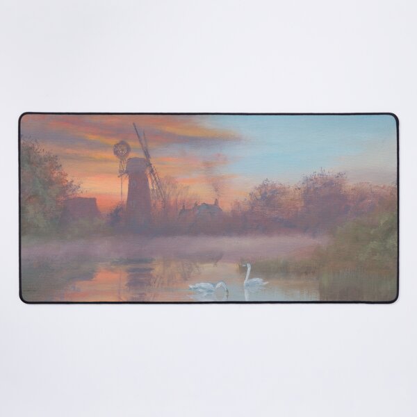 Daybreak at Hunsett Mill Desk Mat