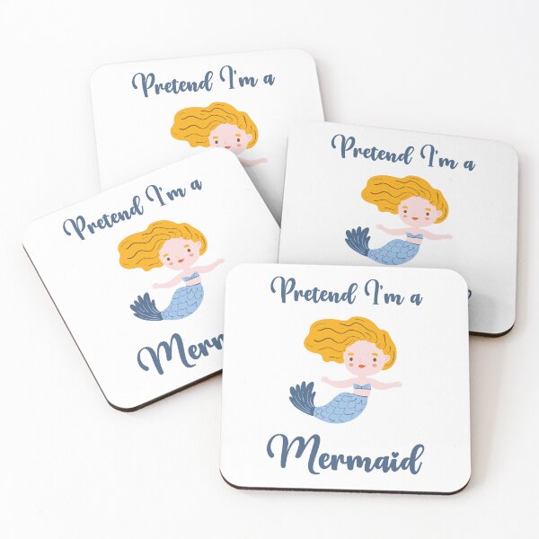 Item preview, Pretend I'm a Mermaid funny cute design designed and sold by absolutdesign.