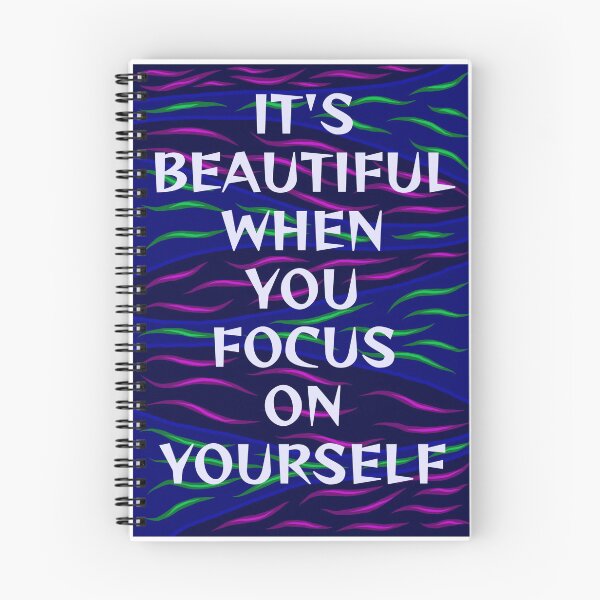 Item preview, Radical Feminist Humanist Quote - It's Beautiful When You Focus On Yourself designed and sold by LethalPixieDust.