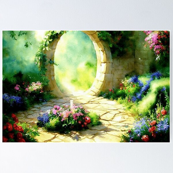 Item preview, The Moon Gate designed and sold by GrannyMouse.