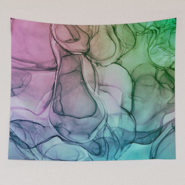 Item preview, Abstract liquid art alcohol ink, liquid marble art design, abstract marble art, liquid art, multicoloured light watercolor  designed and sold by ZeinabTaha.