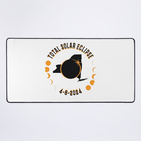 Item preview, New York Total Solar Eclipse Path 2024 Eclipse Souvenir  designed and sold by The Junto Shop.