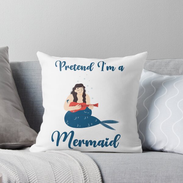 Item preview, Pretend I'm a Mermaid funny cute design designed and sold by absolutdesign.