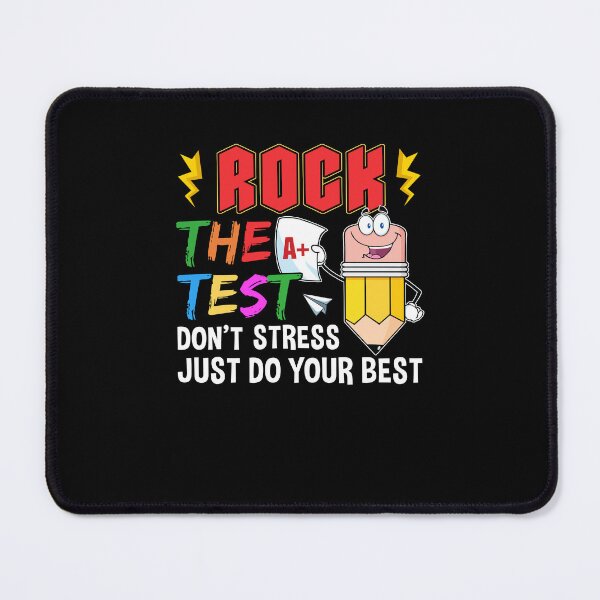 Item preview, Rock The Test Don't Stress Just Do Your Best Kids Student Back To School designed and sold by livasyczosek3.