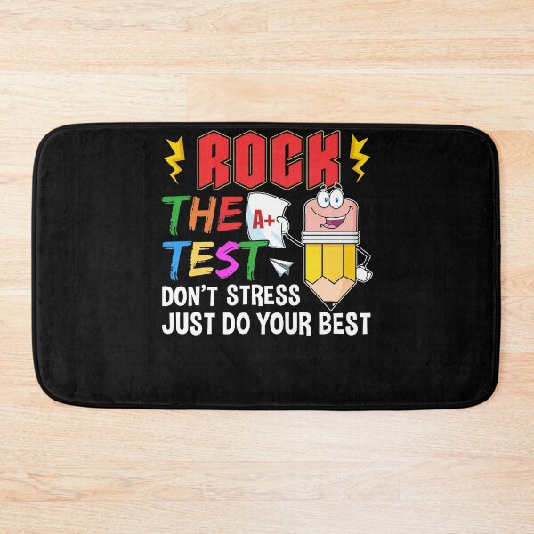 Item preview, Rock The Test Don't Stress Just Do Your Best Kids Student Back To School designed and sold by livasyczosek3.