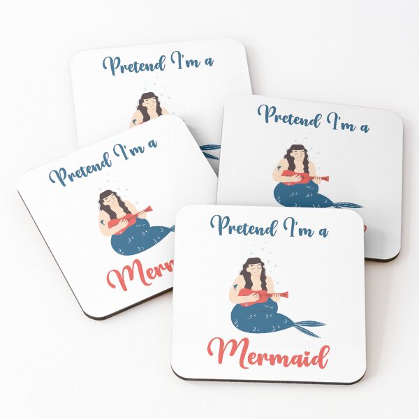 Item preview, Pretend I'm a Mermaid funny cute design designed and sold by absolutdesign.