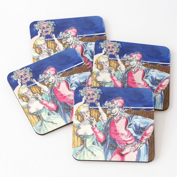 Item preview, Commedia dell'arte: Pantalone and Colombina designed and sold by Artman24.