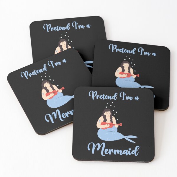 Item preview, Pretend I'm a Mermaid funny cute design designed and sold by absolutdesign.