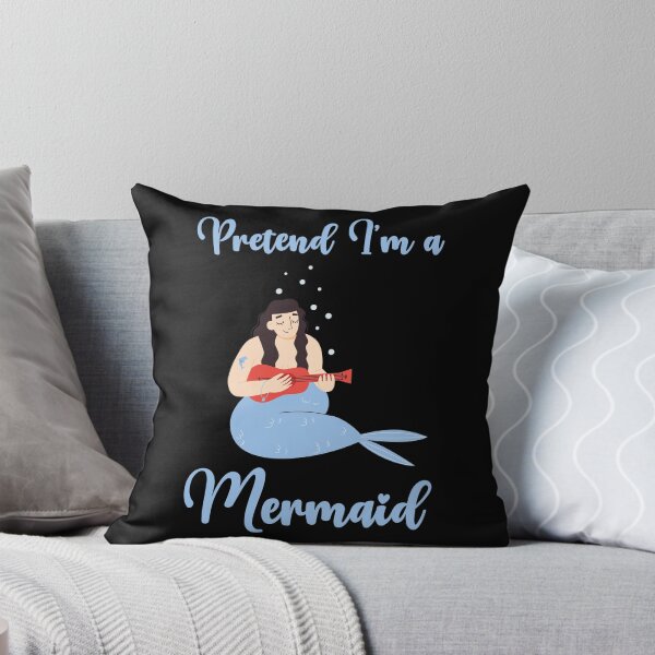 Item preview, Pretend I'm a Mermaid funny cute design designed and sold by absolutdesign.